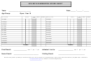 Aps Boy's Badminton Score Sheet