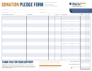 Donation Pledge Form - Cancercare Manitoba Foundation