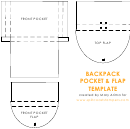 Backpack Pocket & Flap Template