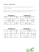 Sudoku Challenges Sheet