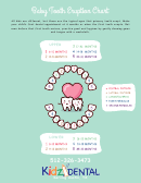 Baby Tooth Eruption Chart