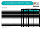 Fundraising Order Form Template - Color Code Cookies Printable pdf