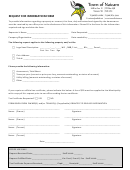 Property Or Account Request For Information Form - Town Of Naicam