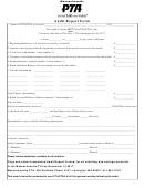 Audit Report Form - Massachusetts Pta, 2017