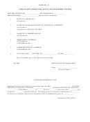 Form Iv - Application Form For Change Of Ownership Letter