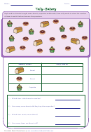Tally-bakery Chart Worksheet With Answers