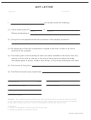 Gift Letter Template Printable pdf