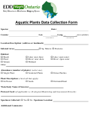 Aquatic Plants Data Collection Form - Edd Maps
