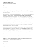 Sample Mission Trip Support Letter Printable pdf