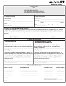 Form 1894 - Anthem Waiver Form For Non-referred Service/not Medically Necessary Service/experimental/investigative Service