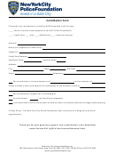 Contribution Form - New York City Police Foundation Printable pdf
