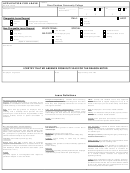 Fillable Form Sf-6 - Application For Leave Form Printable pdf