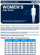 Women's Body Size Chart