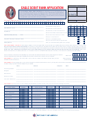 Fillable Eagle Scout Rank Application Form Printable pdf