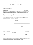 Mature Rating - Parental Consent/permission Letter Sample