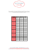 Nouvelle Amsale Bridesmaid Size Chart Printable pdf