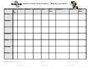 Swartz Creek Cross Country Weekly Log Sheet