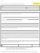 Form 01-339 - Texas Sales And Use Tax Exemption Certification