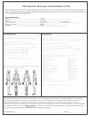 Therapeutic Massage Client Intake Form