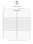 Attendance Sheet - Steps