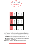 Lela Rose Size Chart - Hitched Maids Printable pdf