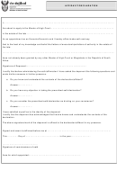 Fillable Affidavit/declaration Form - Department Of Justice And Constitutional Development Printable pdf