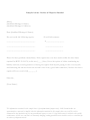 Sample Letter Template: Notice Of Repairs Needed