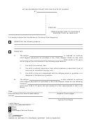 Form Dr-322 - Order Re Motion To Continue Support For 18-year-old