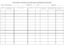 Veterinary Controlled Substance Dispensation Log
