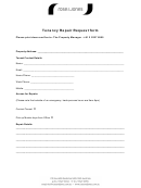 Tenancy Repair Request Form - Rose And Jones Printable pdf