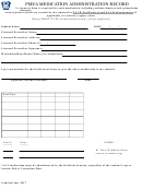 Pmea Medication Administration Record Template