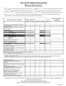 Pre-Shift Inspection Report Template - Boomlift/scissor Lift Printable pdf