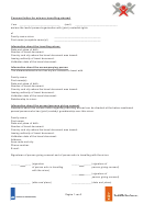 Consent Letter For Minors Travelling Abroad Form Printable pdf