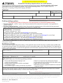 Form Td-420-073 - Disabled Parking Application For Individuals