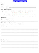 Purchase Request Form Template