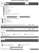 Periodontal Referral Form Printable pdf