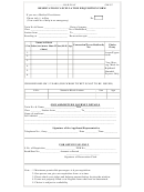 Form Cm257 - Reservation/cancellation Requisition Form