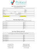New Client Registration Form - Protocol