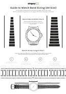 Watch Band Sizing Chart - Strapsy Printable pdf