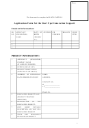 Application Form For The Start Ups - Innovation Support Printable pdf