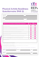 Physical Activity Readiness Questionnaire (par Q) Form - The Register Exercise Professionals
