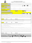 Criminal Occurrence Security Check Form - Prince Albert Police Service