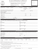 Form Mv Ifta-1 - Application For License International Fuel Tax Agreement - Alabama Department Of Revenue