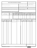 Dd Form 108 - Application For Retired Pay Benefits