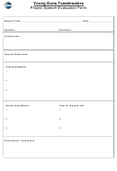 Project Speech Evaluation Form