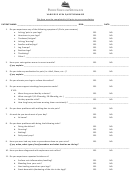Varicose Vein Questionnaire Form Printable pdf