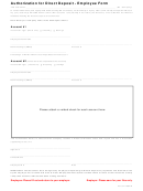 Sample Authorization For Direct Deposit Employee Form