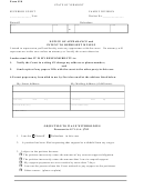 Form 810 - Notice Of Appearance And Intent To Represent Myself