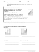 Decimals Worksheet - Review For Mastery: Representing, Comparing, And Ordering Decimals - Holt Mcdougal Mathematics
