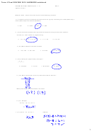 Term 4 Final Review 2015 Answers.notebook Algebra Worksheet